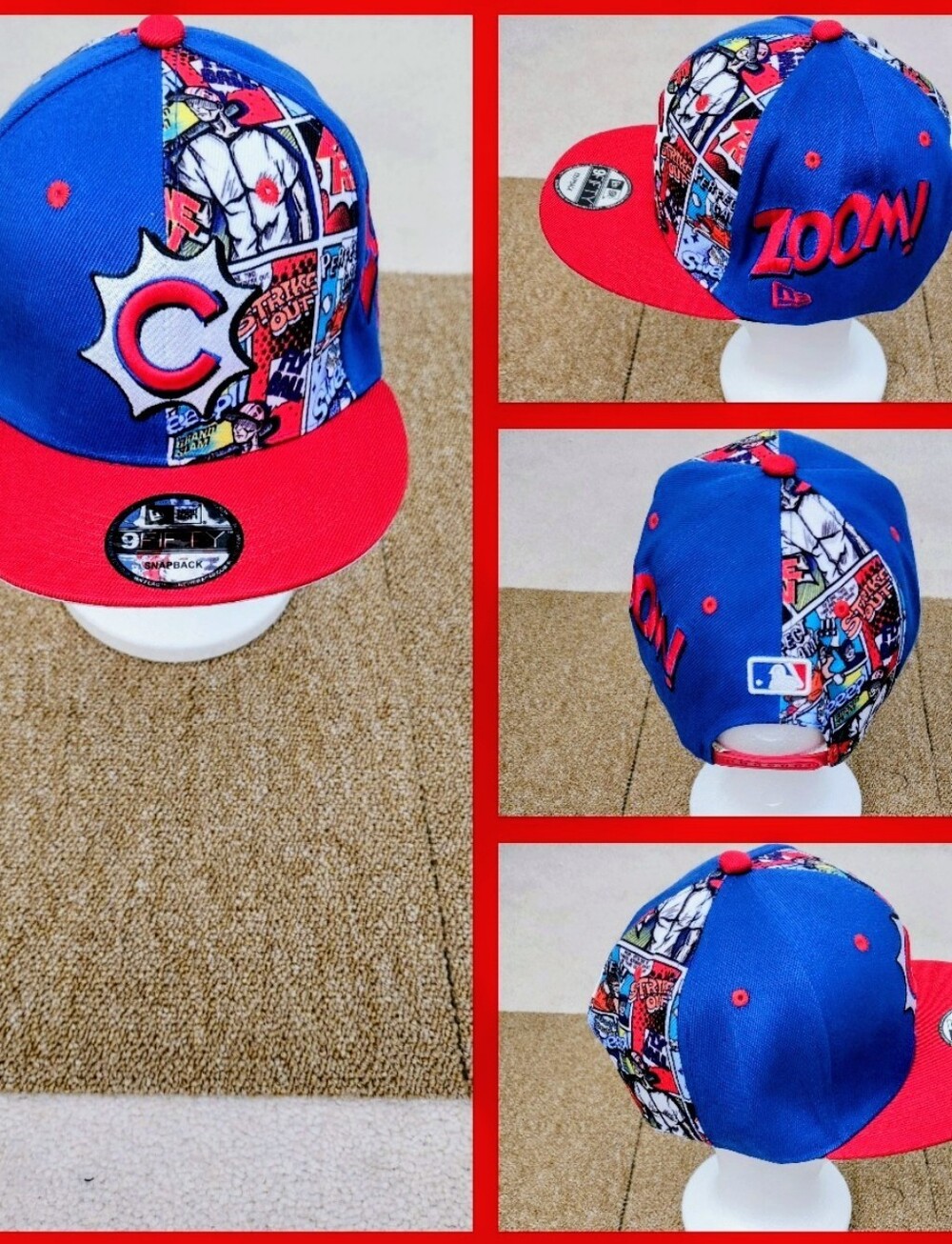 CHICAGO CUBS MLB BASEBALL SNAPBACK HAT.